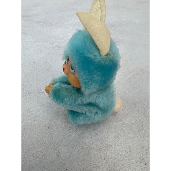 Vintage 1980 Bunny Doll Clip On Pencil Gripper Hugger - Picture 2 of 8